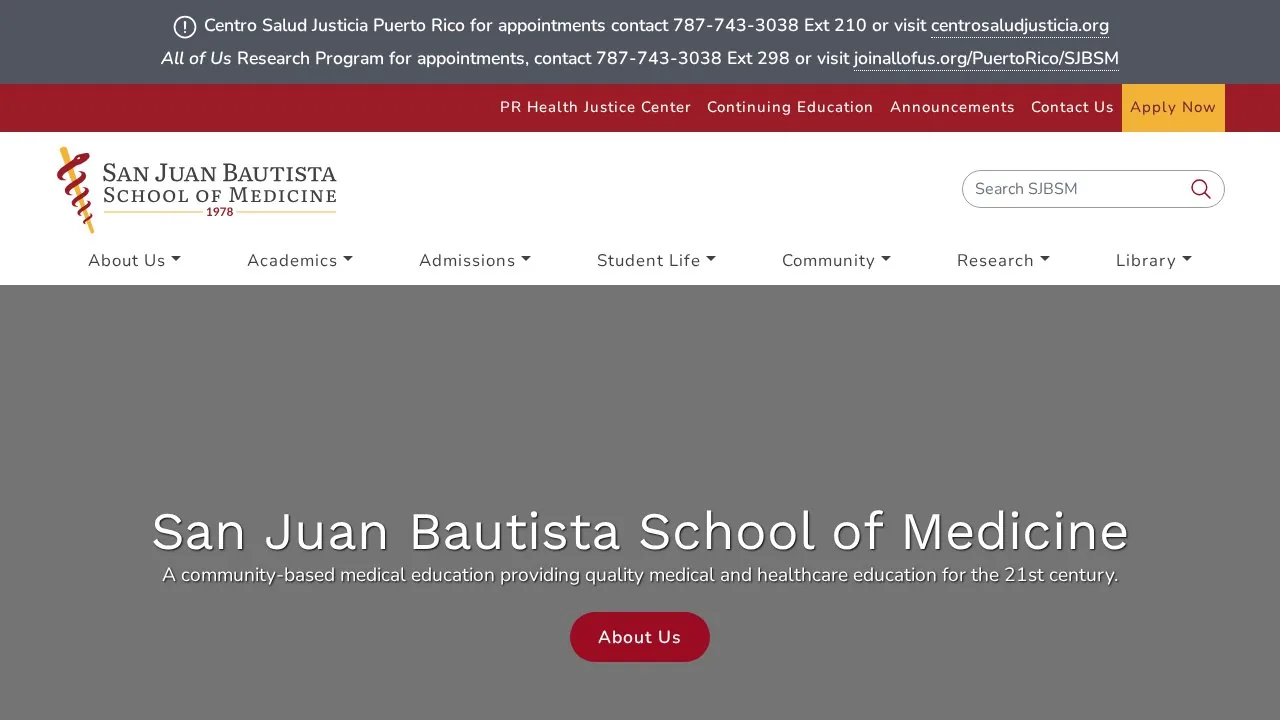 San Juan Bautista School Of Medicine campus
