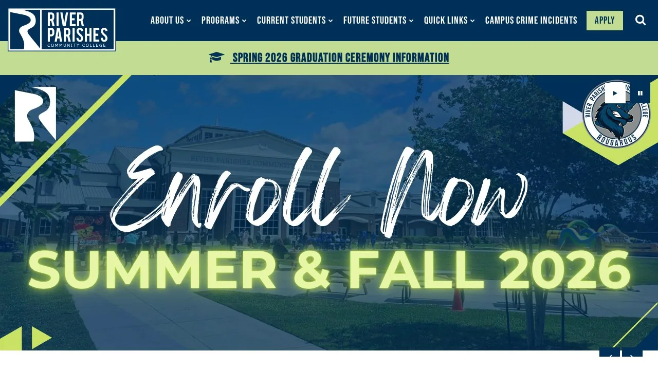 River Parishes Community College campus