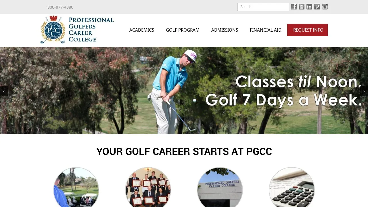 Professional Golfers Career College campus