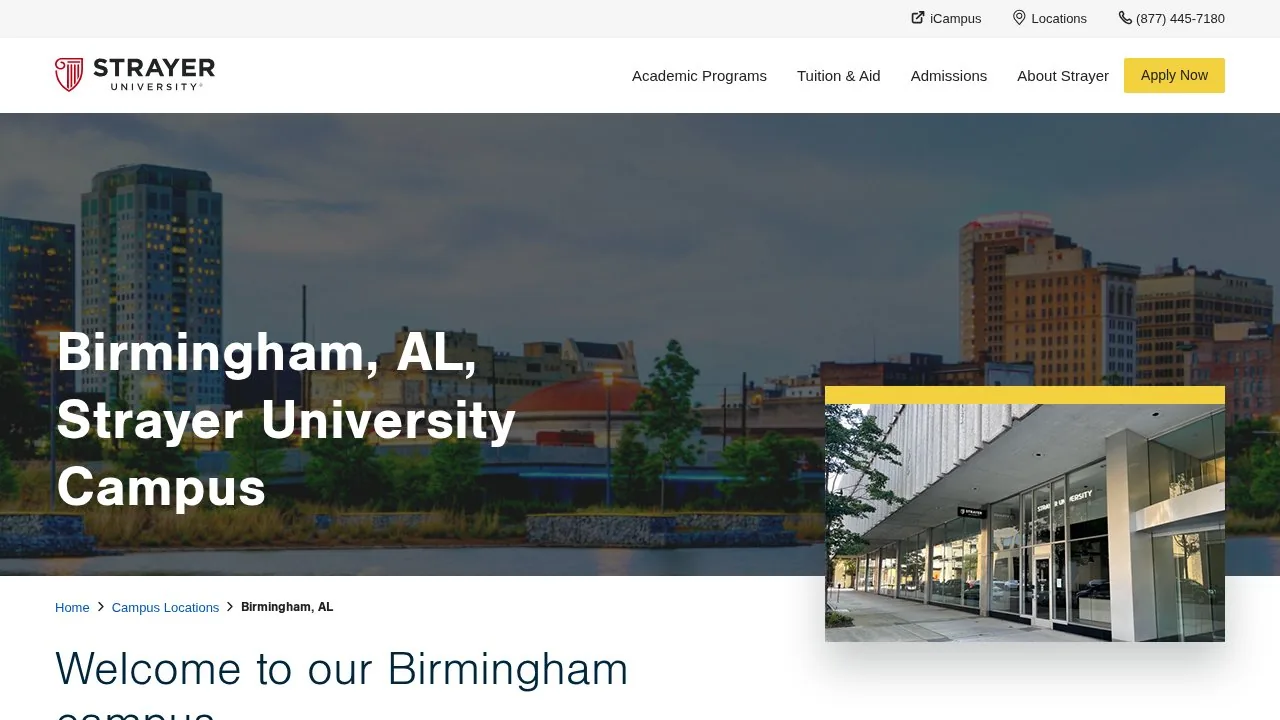 Strayer University Birmingham campus