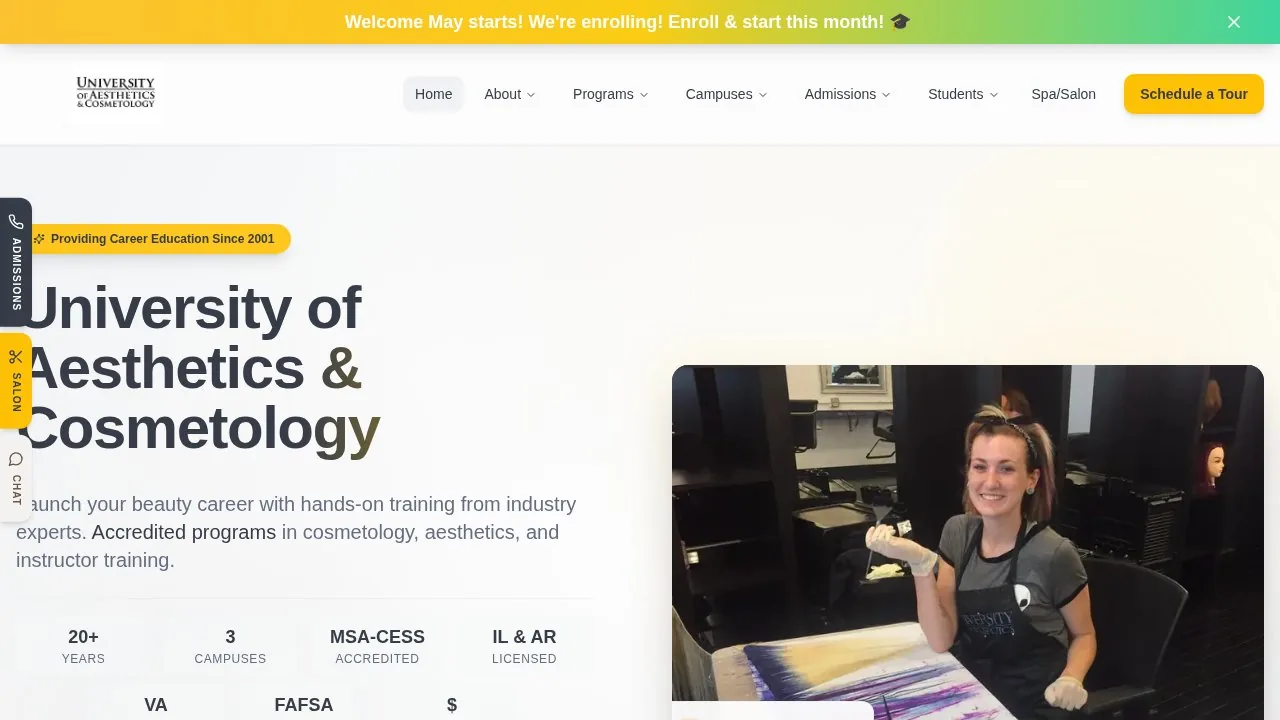 University Of Aesthetics And Cosmetology campus