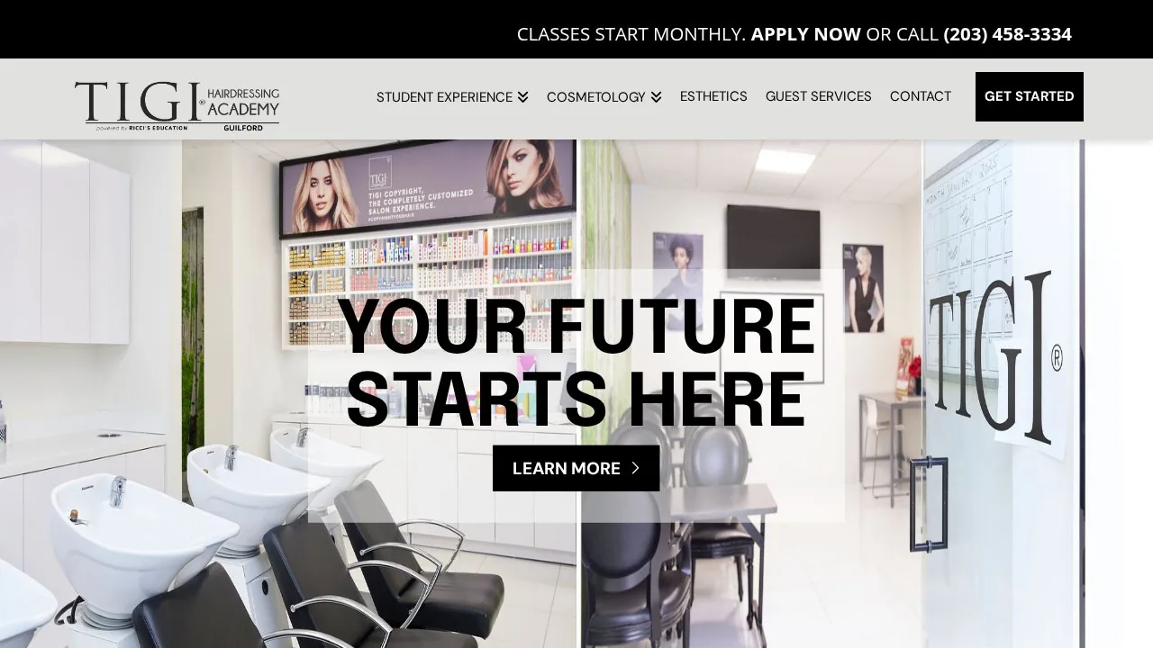 TIGI Hairdressing Academy Guilford campus