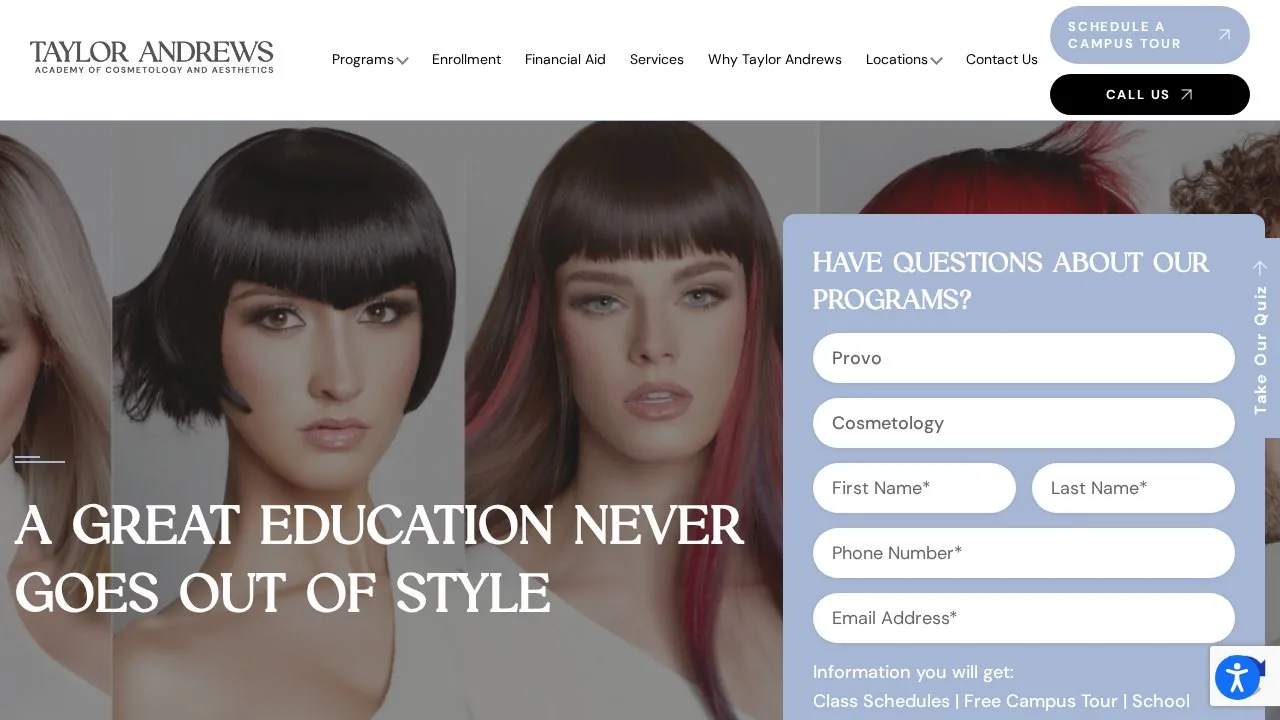 Taylor Andrews Academy Of Hair Design West Jordan campus