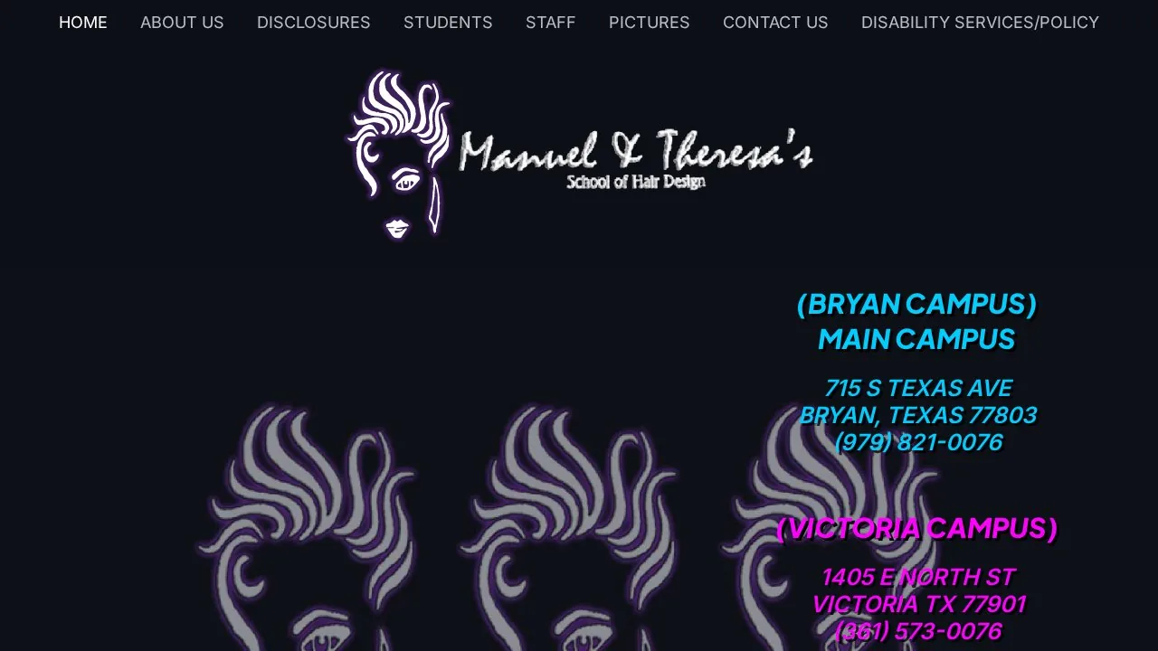 Manuel And Theresa's School Of Hair Design Victoria campus