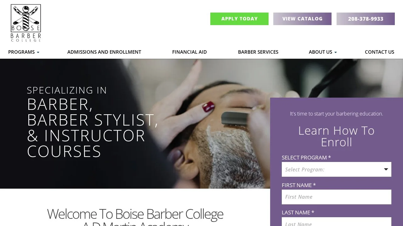 Boise Barber College campus