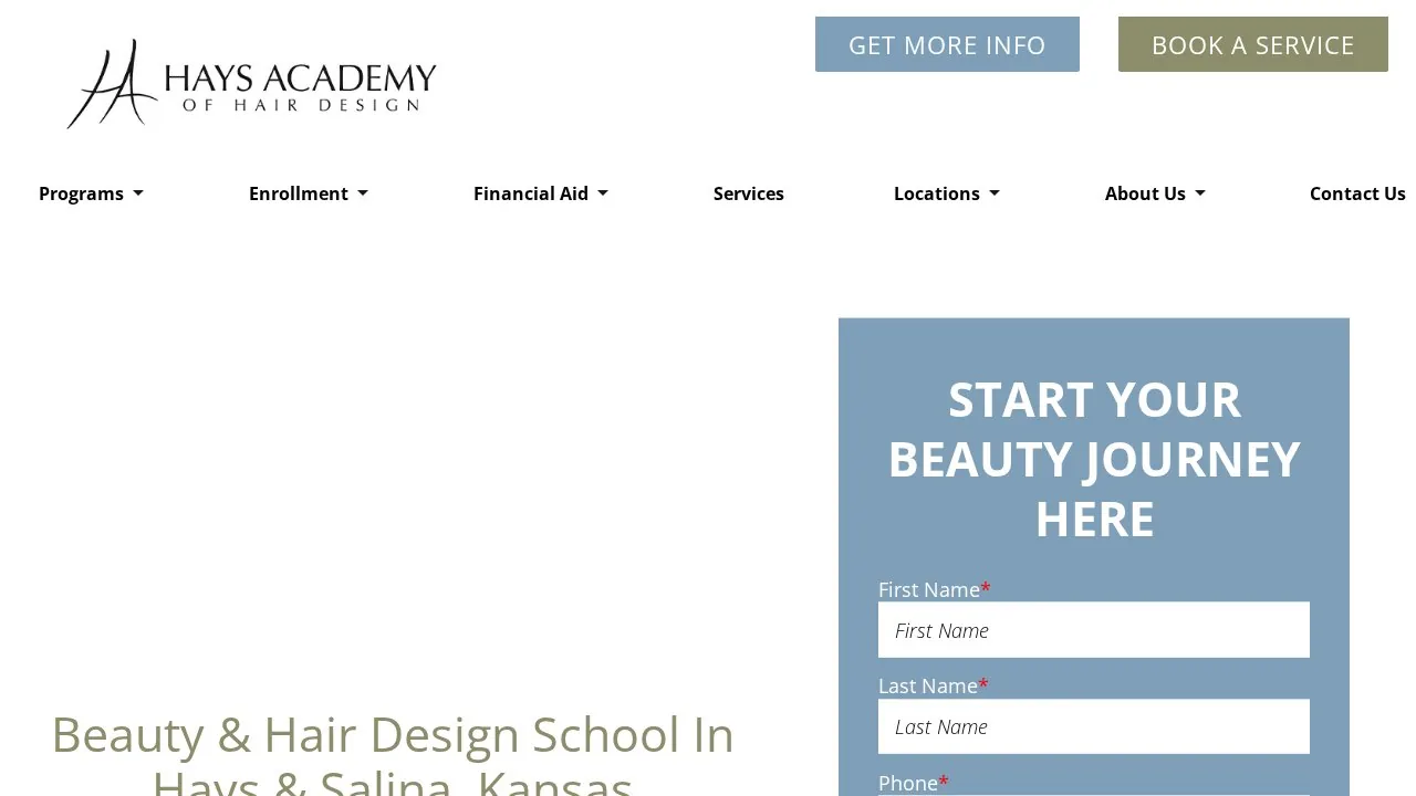 Hays Academy of Hair Design campus