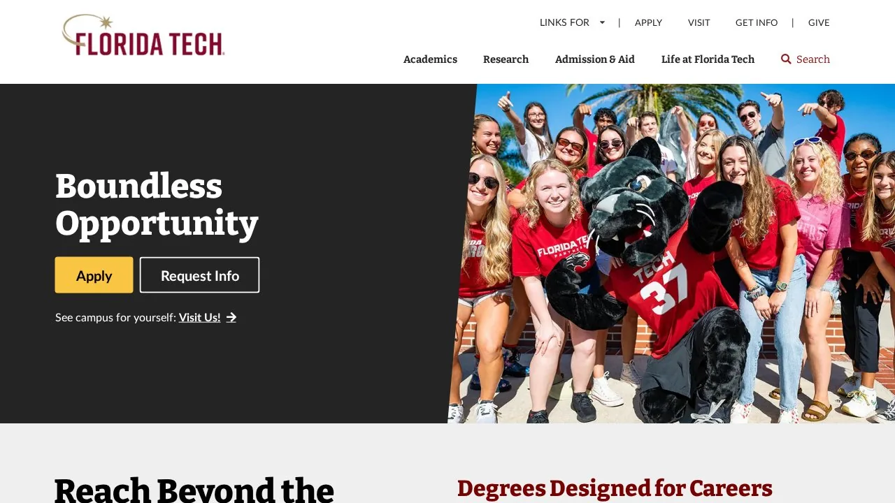 Florida Institute Of Technology Online campus