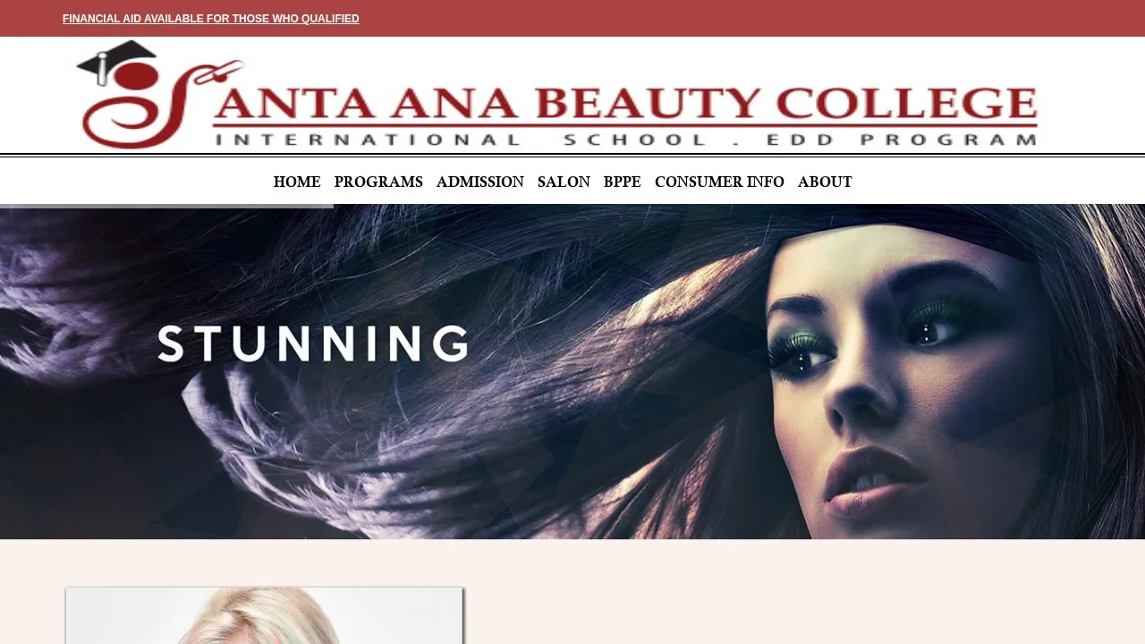 Santa Ana Beauty College campus