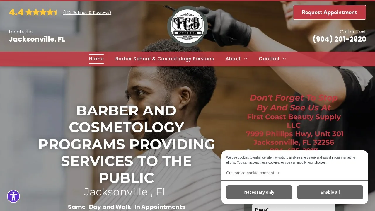First Coast Barber Academy campus