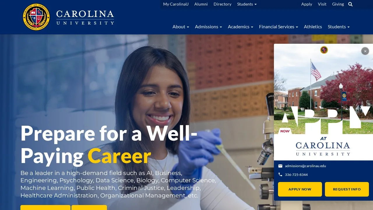 Carolina University campus