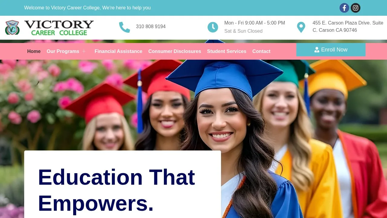 Victory Career College campus