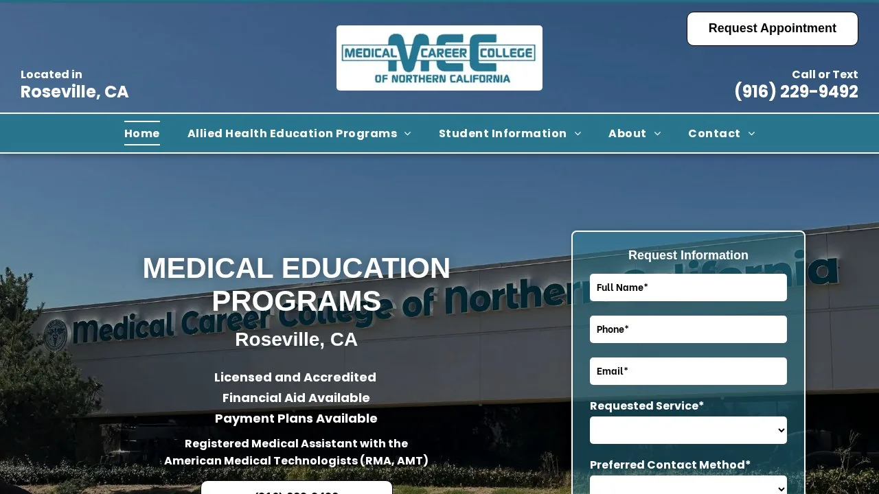 Medical Career College Of Northern California campus