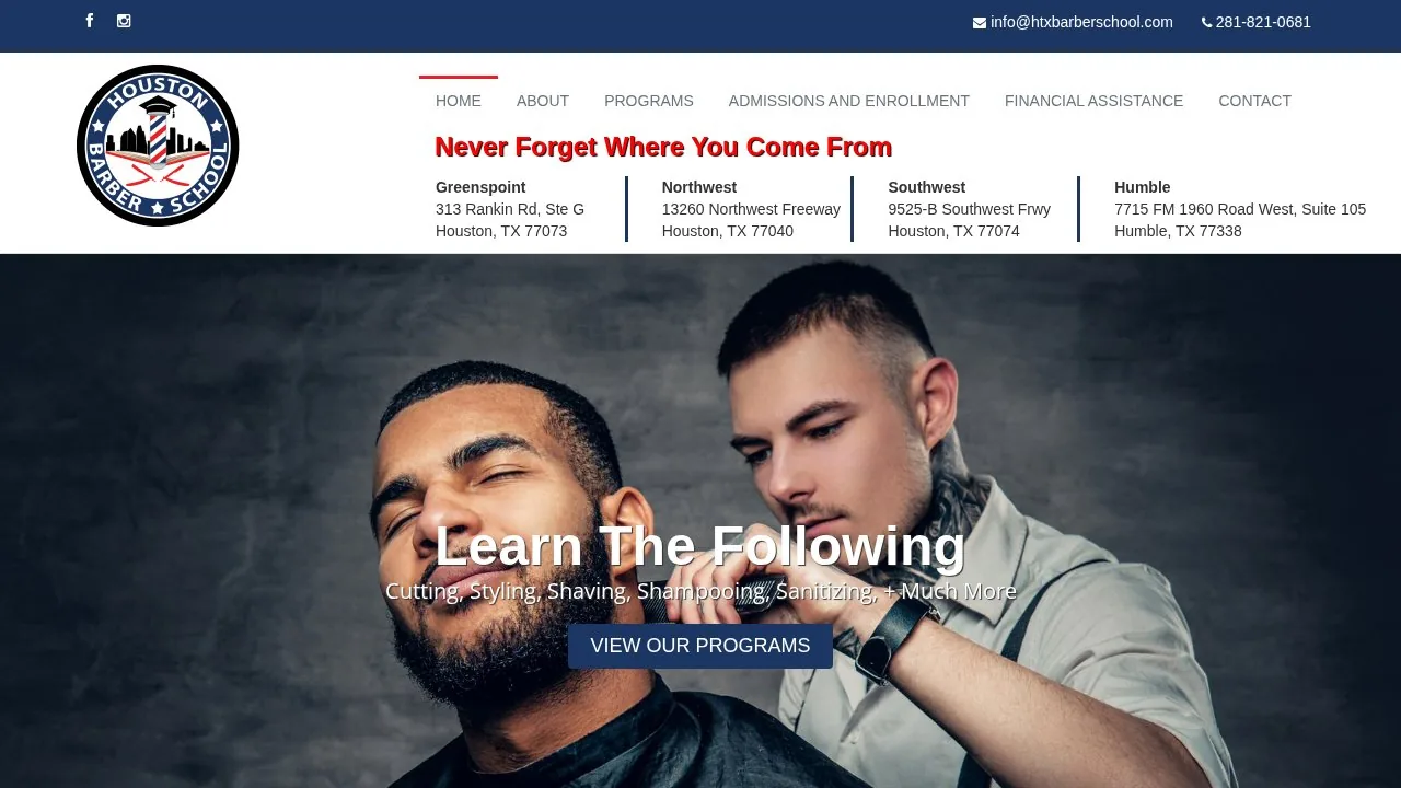 Houston Barber School Greenspoint campus
